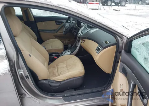 2011 Hyundai Elantra Gls from USA, damaged, VIN 5NPDH4AE7BH046233